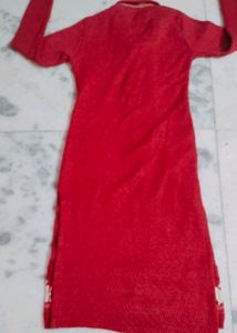Red Knit Dress
