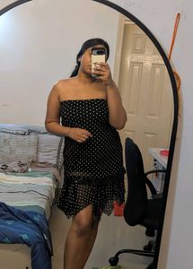 Black Polka Dot Skirt