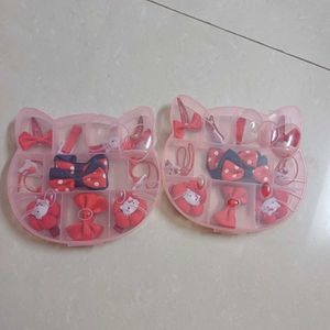 Hello Kitty Korean Hair Clips Set for kids