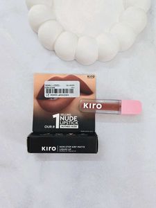 Kiro Matte Liquid Lipstick - Shade Nutmeg nude