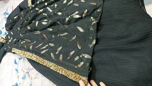 Nyra party wear Black &amp; Gold Embellished Dress