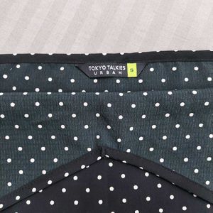 Polka Dot Peplum Top