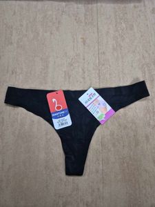 Comfortable Black Thong women