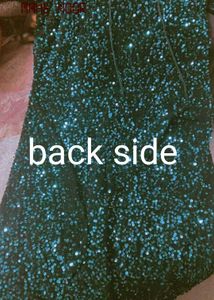 Emerald Sequin Party one-pieceGown