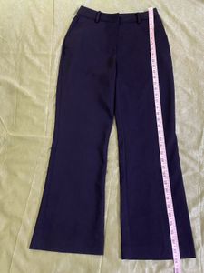 Stretchy Black Flared Pants Waist 28-29