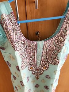 Beautiful Stitched Salwar Suit Sky Blue