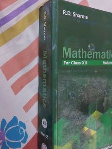 R.D. Sharma Mathematics Class XII Vol 2