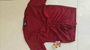Chic Ruched Bell Sleeve Crop Top🥀