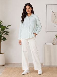 H&M Classic Striped Button-Up Shirt