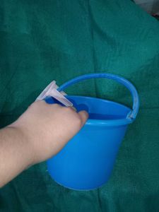 new Durable Blue Bucket and White Mug Set