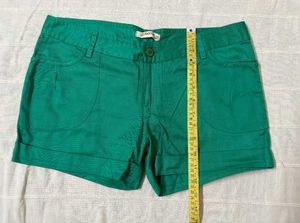 Emerald Green Shorts