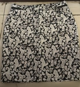 Paisley Print Mini Skirt