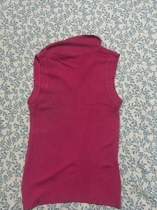 Pink Jigger Sleeveless Top