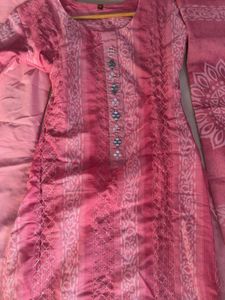 Pretty Pink Kurti Set