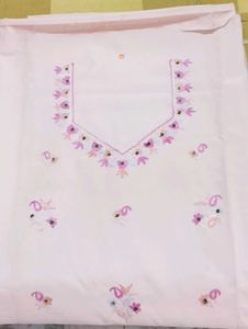 full Embroidered suit piece (unstitched)