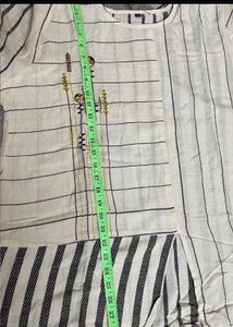 Brand New Striped Embroidered Tunic