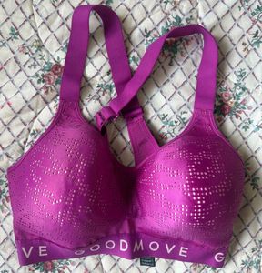 Cross-Back Sports Bra for Support