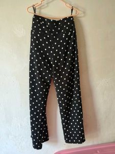 Polka Dot Wide Leg Pants