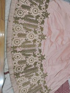 Elegant Embroidered gown with dupatta