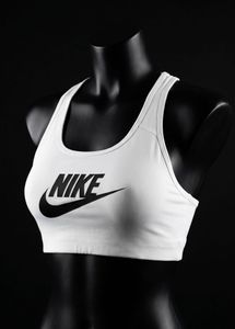 Nike White Sports Bra