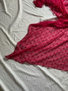 Hot Pink Dupatta/ Scarf
