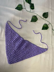 Crochet Bandana Headscarf