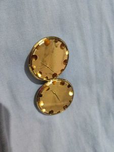 Gold Toned Statement Earrings