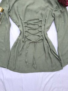Coquette Corset short Kurti☘️