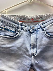 Men's Premium Light Wash Ripped Jeans