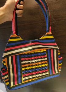 Women's Multicolored Shoulder Bag