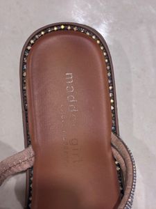 Sparkling Embellished Flat Sandals