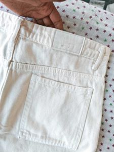 Cream Cargo Pants