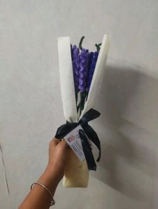 Handmade pipecleaner Lavender Bouquet