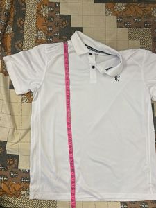 Men's White Polo T-Shirt