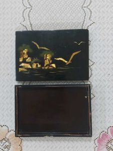 Price Drop - Exquisite Black Lacquer  Box