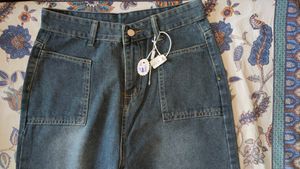 savana Blue Denim Cargo Pants