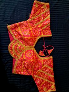 Vibrant Ethnic Blouse with Embellishments