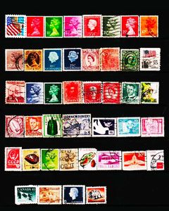 100 Vintage Stamp Collection - Various Countries