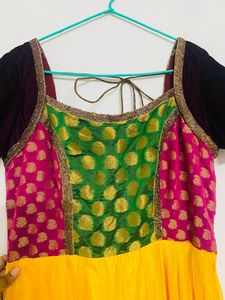 Colorful Anarkali Dress