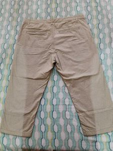 women Beige Casual Pants