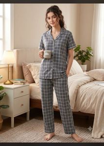 Cozy Plaid Pajama Set