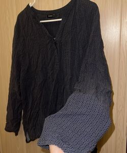 Stylish Geometric Print Blouse