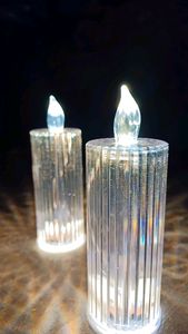 Candle shaped battery lamp