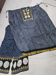 Kaftan Kurta with Pants Set