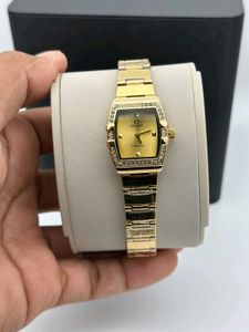 Elegant Gold Omega Watch