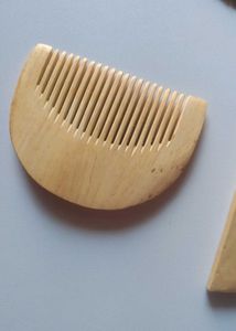 Set of 4 Wooden Neem-Style Hair Combs