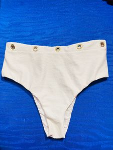 Textured High-Waisted bodyshape Bikini Bottom