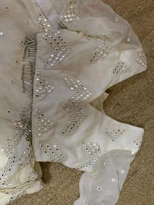 Elegant White Lehenga Choli Set