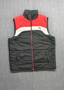 Puma colorblocked puffer vest