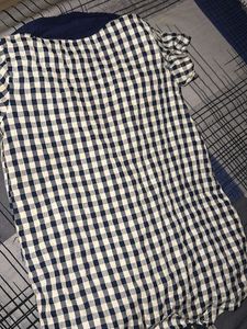 Cute Gingham Baby Romper